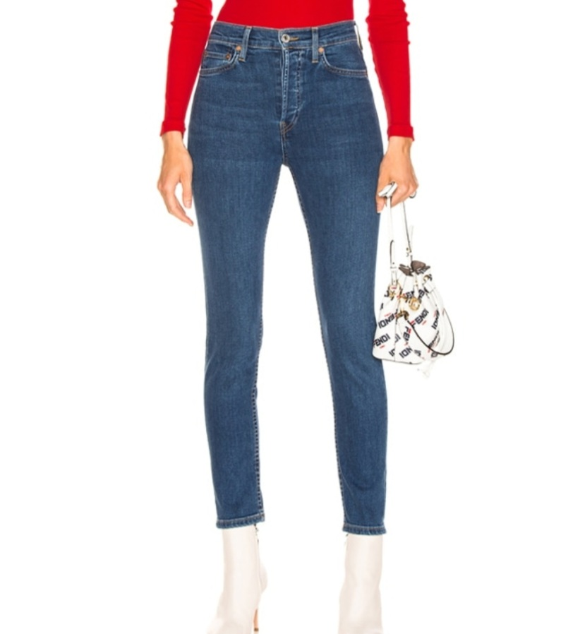 RE/DONE High Rise Ankle Crop jeans sz | eBay
