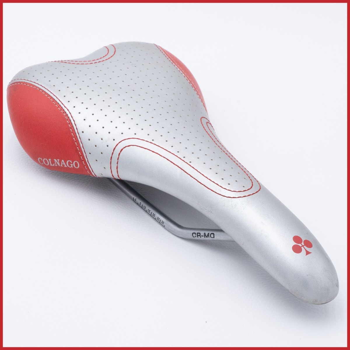 NOS VELO COLNAGO VINTAGE SADDLE SEAT RACING ROAD BIKE BICYCLE OLD GREY