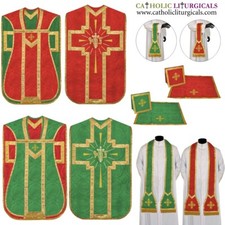 Vestimenta de viaje reversible roja y verde para violín IHS con juego de masa de 5 piezas