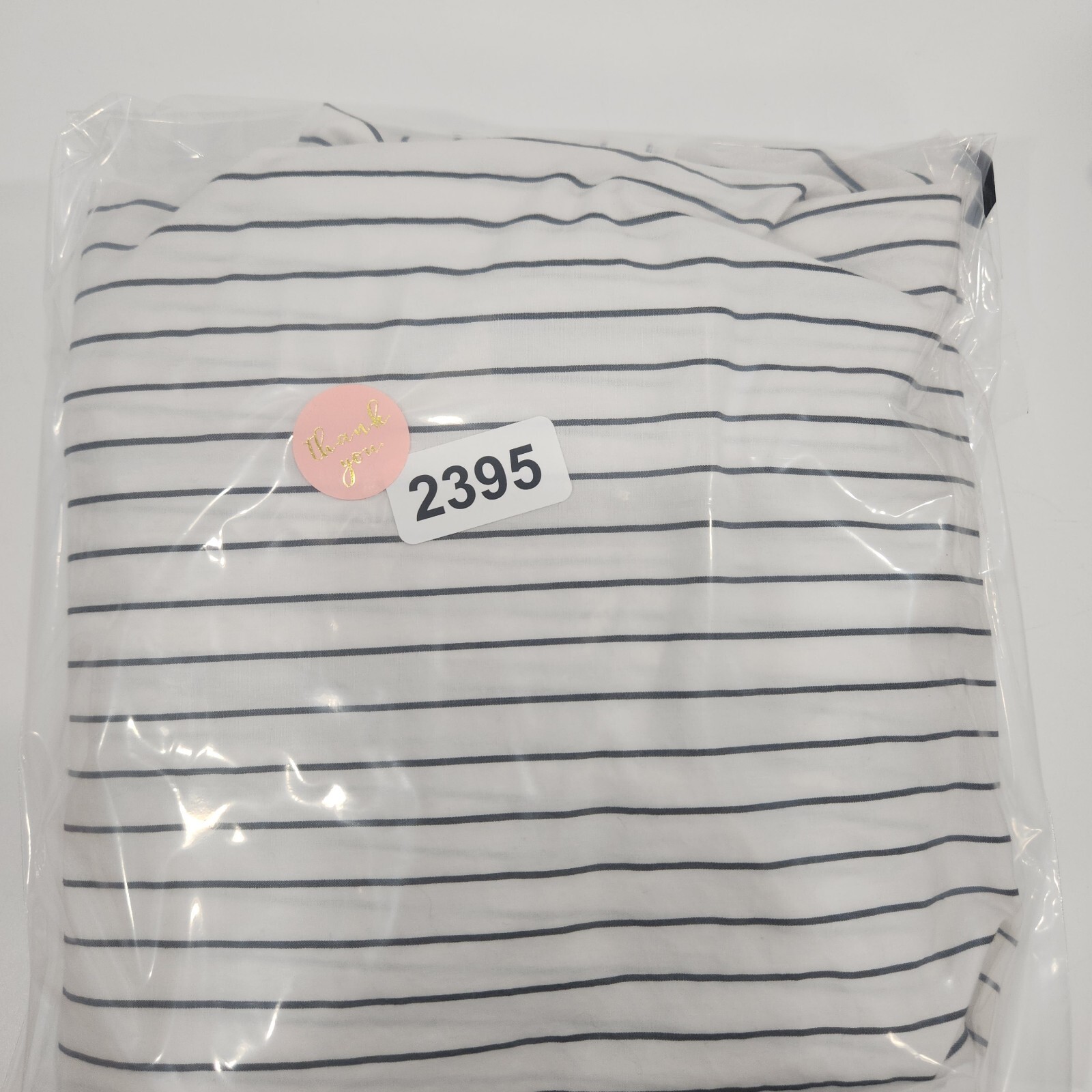 American Eagle White Striped Ruffle Button Down W… - image 12