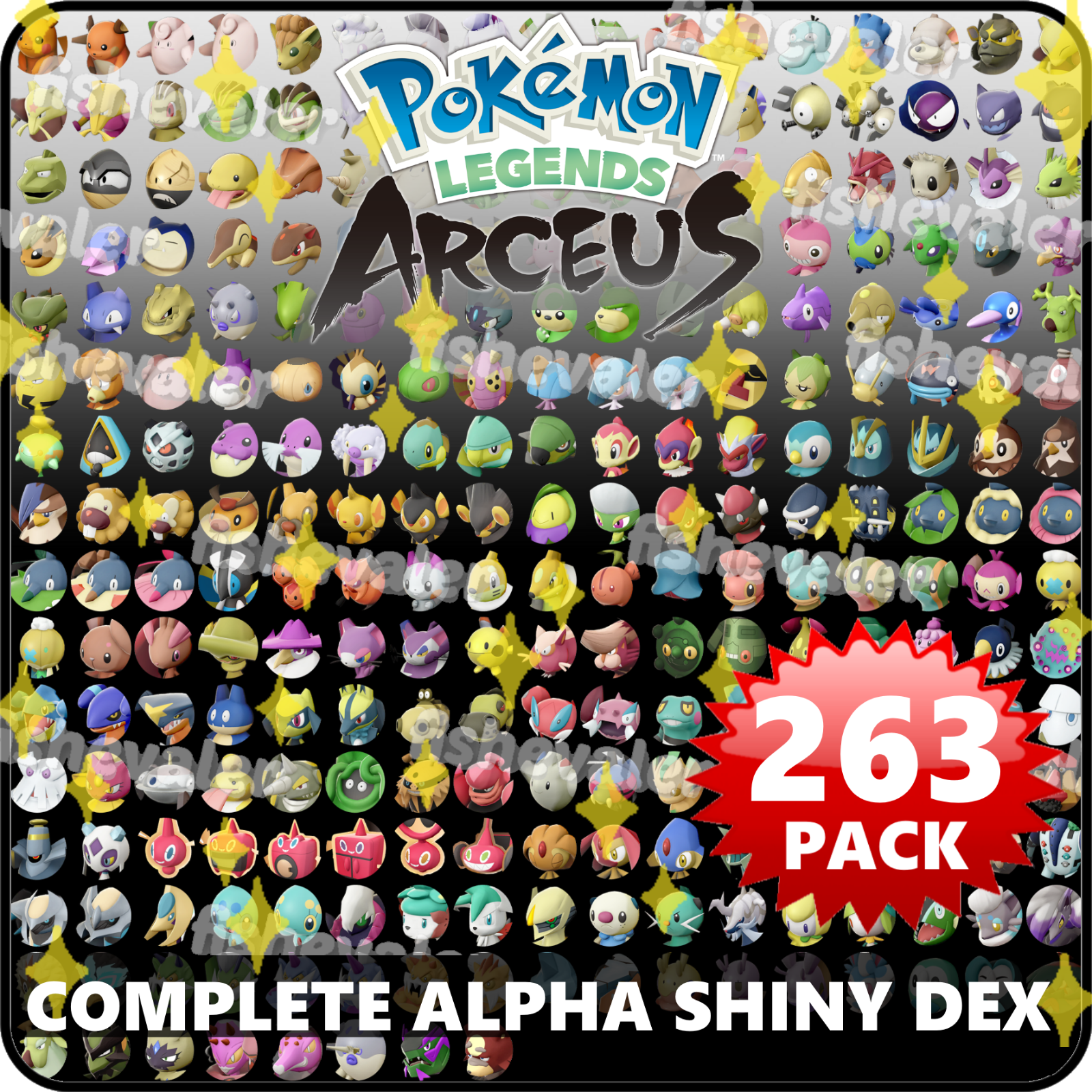 Pokemon Arceus Legends Home Complete Pokedex & Alpha Shiny Pokemon!!