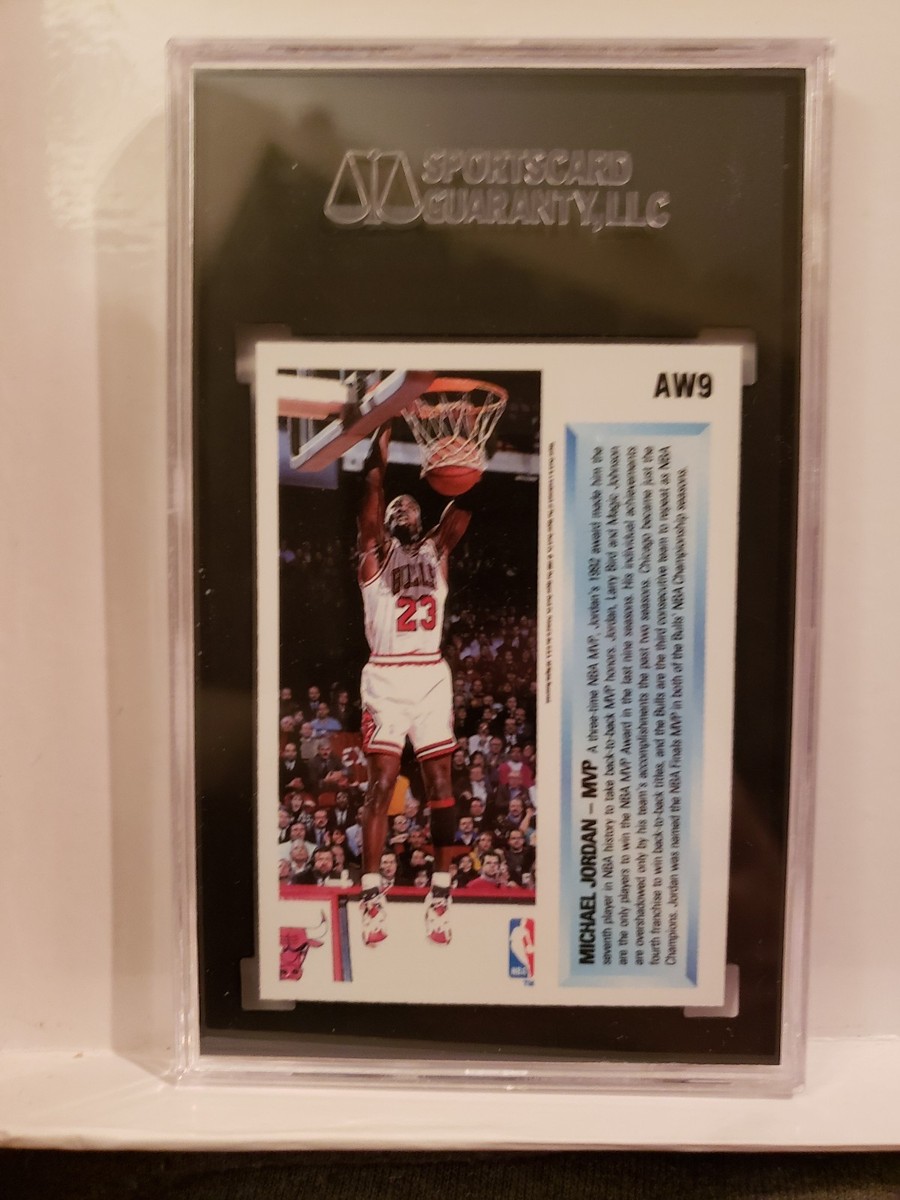 ＠NBA ジョーダン コメモラティブカード (UPPER DECK 1996) 1992-93 Upper Deck Michael Jordan Award Winning Hologram SGC
