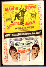 MARTIN & LEWIS double feature JUMPING JACKS and SCARED STIFF 1958