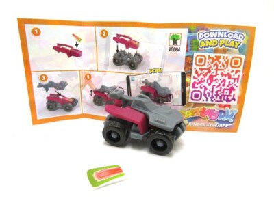 Ü-Ei Einzelfigur Serie Applaydu Monster Truck Show - Truck green-red  VQ064+BPZ