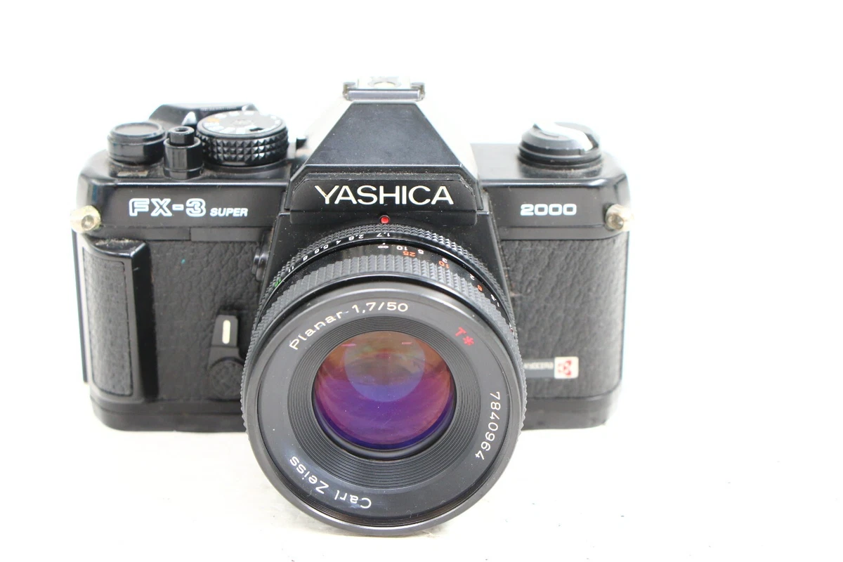 CARL ZEISS PLANAR *T 50/1.7 50mm f1.7 LENS MMJ YASHICA C/Y FX-3 SUPER 2000 HAZE