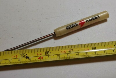 Vtg Reuter Hanney Electrical Maintenance Philadelphia? Advertising Screwdriver