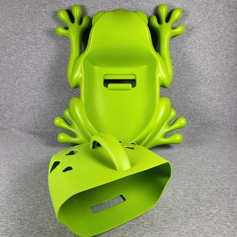 Boon Frog Pod Bañera Cuchara Juguete Soporte de Almacenamiento Carrito Almacenamiento Piscina Agua Foto 3 de 4