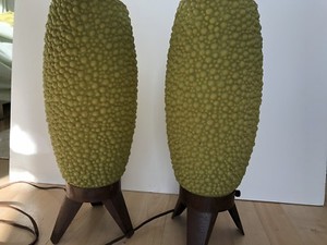 mid century beehive lamp