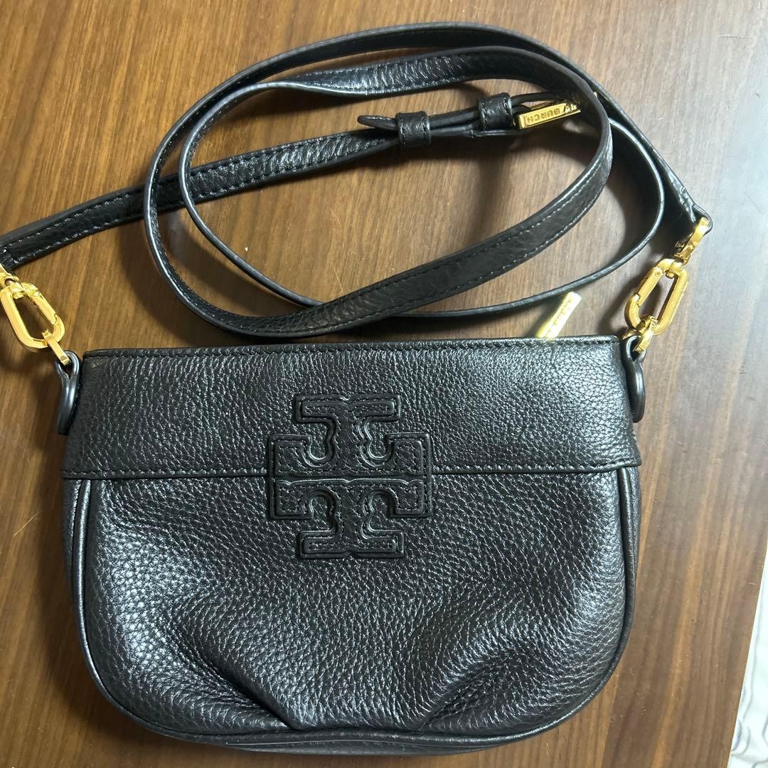 Tory Burch Shoulder Bag Leather Black Women's From Japan thumbnail 19