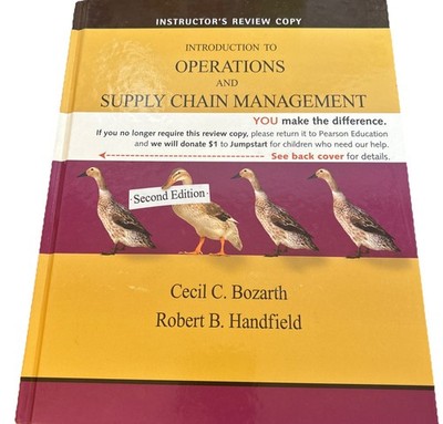 Exam Copy for Introduction to Operations and Supply Chain Manag. Bogarth,Handfie
