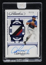 2023 Flawless Signature Prime Materials Sapphire 1/15 Alex Rodriguez Auto 0z5