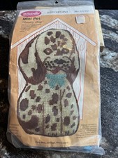 Spotty Dog Stitchpoint Picture Kit Sealed wonder art #5301 Made in USA Mini Pet