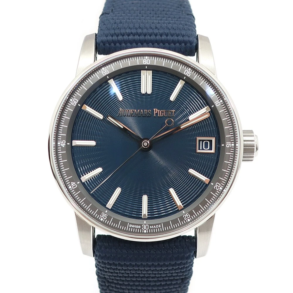 Audemars Piguet — Audemars Piguet CODE 11.59 15210ST.OO.A348KB.01 41mm SS Blue Dial Watch #UW507