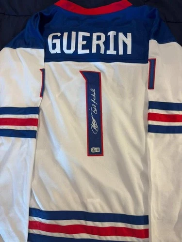 GM BILL GUERIN  Signed Team USA 2026 Olympics Jersey MINNESOTA WILD JSA COA