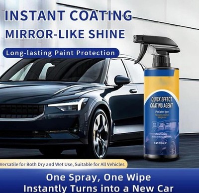 1PCS New Car Coating Spray, 3 In 1 Multi-functional Quick Effect Coating Agent