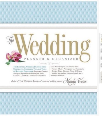 The Wedding Planner and Organizer Hardcover Mindy Weiss
