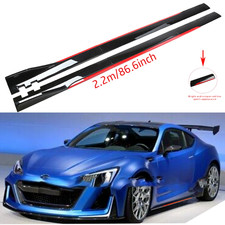 For Scion Fr-s Glossy Black Red 86.6 Side Skirt Extension Spoiler Splitter For Scion Fr-s Glossy Black Red 86.6 Side Skirt Extension Spoiler Splitter