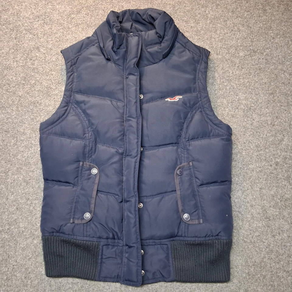 hollister chaleco acolchado mujer mediano 35% plumón 65% pluma Foto 3 de 4