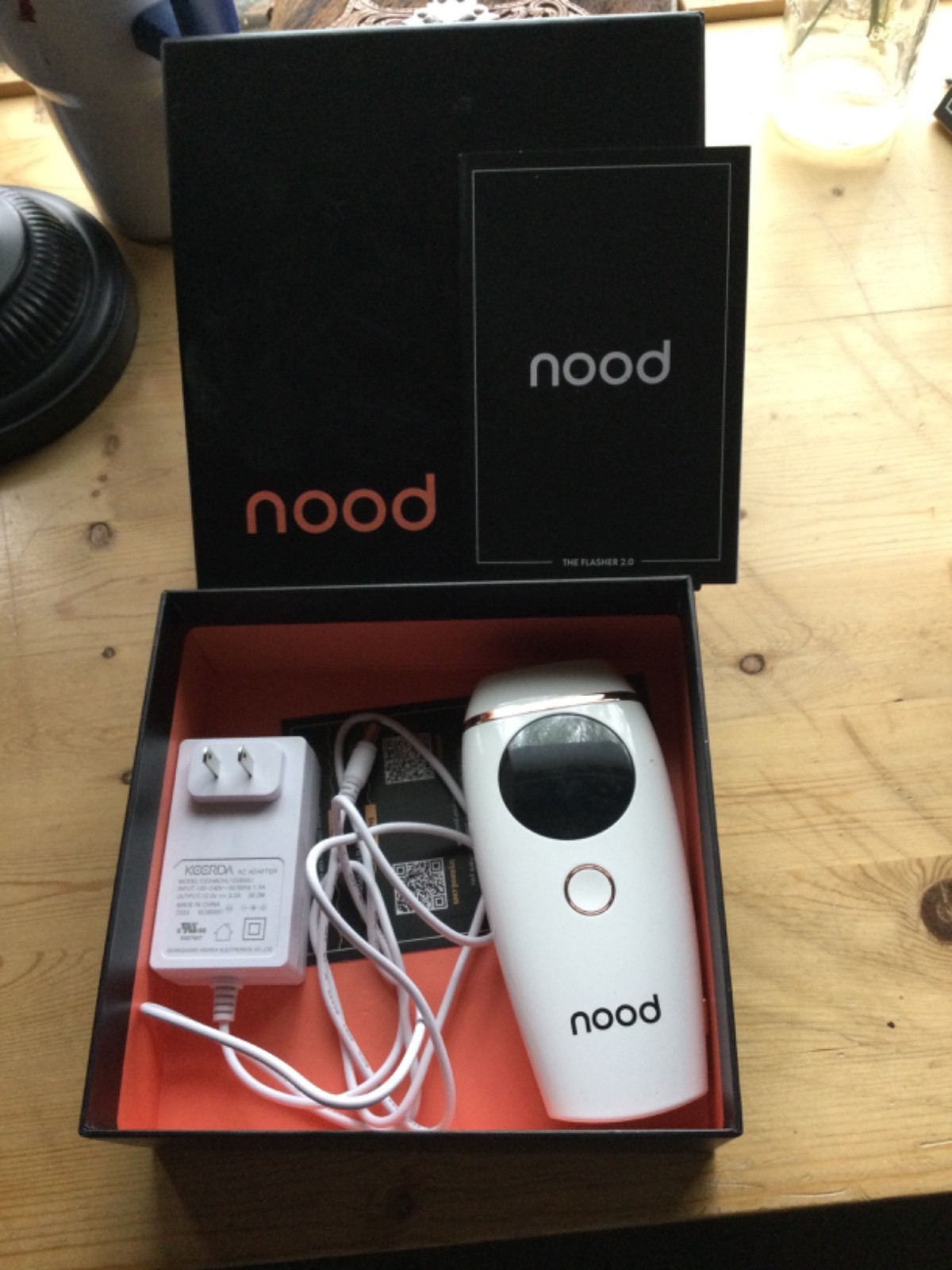 Flasher 2.0 by Nood Permanent and Painless IPL Laser Hair Removal Handset