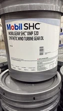 Mobilgear SHC XMP 320 Synthetic Wind Turbine Gear ISO 320,  5-gal. Pail 120308