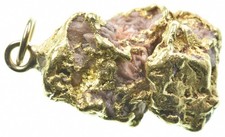 8.8 Gram Gold Nugget Pendant *0144 4417.93 per troy oz