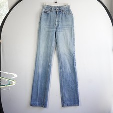 Vintage Levi Strauss Orange Tab Jeans Light Wash Denim High Waisted Altered