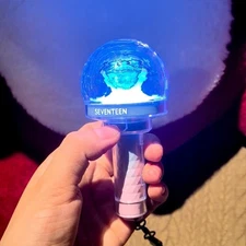 Seventeen 10thAnniversary Special Edition Light Stick Concert Album LED Keychain