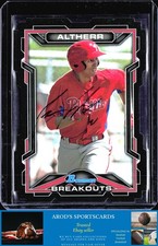 2013 Bowman Draft Picks *Aaron Altherr **Card #BSB-AAL** AUTO (RC) DIE-CUT