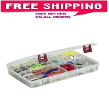 Plano ProLatch Stowaway Large Clear Organizer Tackle Box, Large, Clear