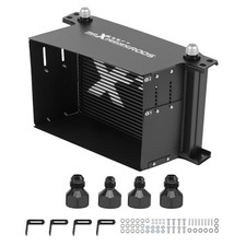 25 Row Engine Oil Cooler An10 Kit For Universal Cars With Air Guide Mounting Kit 25 Row Engine Oil Cooler An10 Kit For Universal Cars With Air Guide Mounting Kit