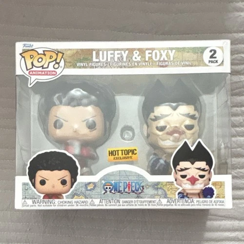 Funko Pop! Animation One Piece Luffy & Foxy Hot Topic Exclusive 2 Pack