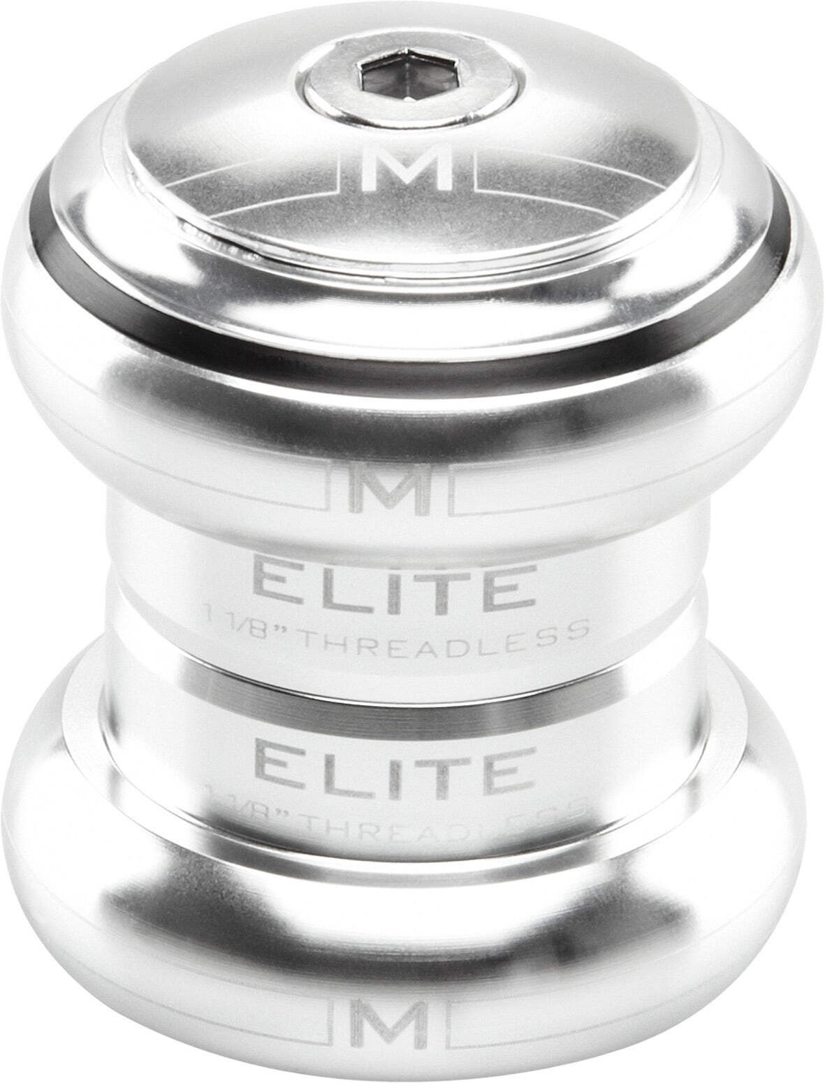M Part Elite Headset 1-1/8"" Threadless Silver EC34/28.6 EC34/30