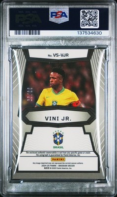 2024-25 Panini Obsidian - Volcanic Material Signatures Vinicius