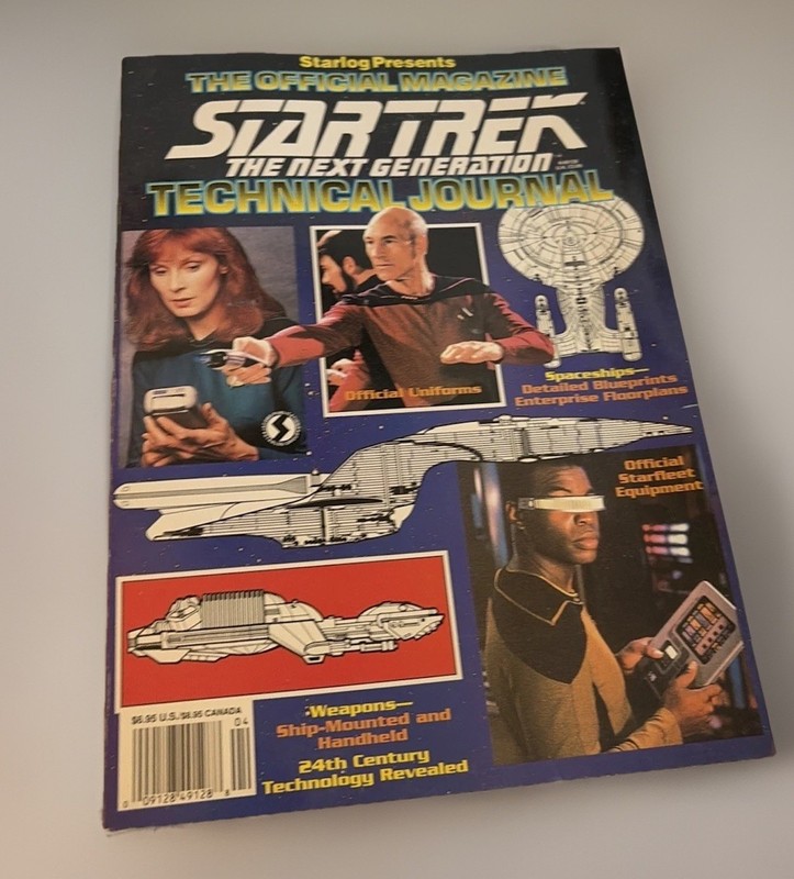 Star Trek the Next Generation Technical Journal Magazine 1992 Issue 4