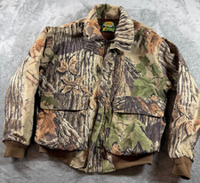 Vtg Cabela s Super Slam Camo Bomber Jacket Mens M USA Made Hunting Coat