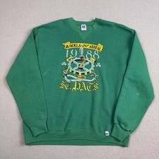 Vintage 1988 Russell Athletic UMR Missouri Rolla St Pats Sweatshirt Mens L Flaws