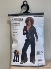 70's Disco Dude Shirt Costume Adult NEW in Retail Package Mens LARGE Dreamguy