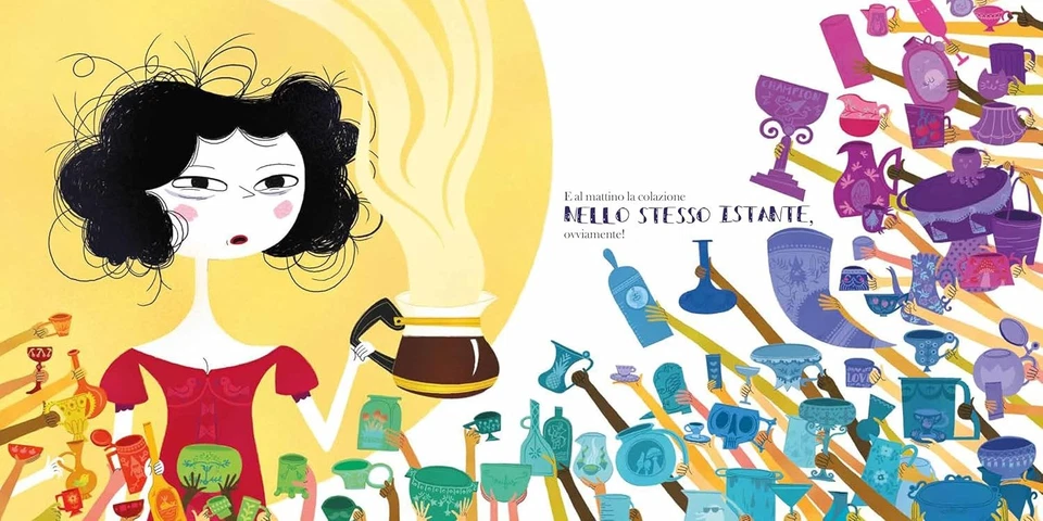 Raphaëlle Barbanègre Dav Biancaneve e i 77 nani. Ediz. il (Hardback) (UK IMPORT) - Image 3 of 4