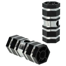 2x Fu&szlig;rasten f&uuml;r Fahrrad, BMX Bike, Mountainbike - BMX Pegs, Schwarz