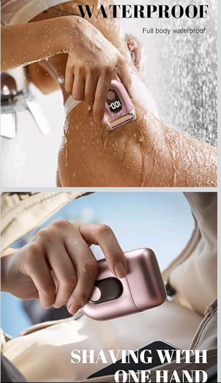 Mini Electric Shaver for Women Legs - Electric Razor IPX7 Waterproof,  Fast Ship
