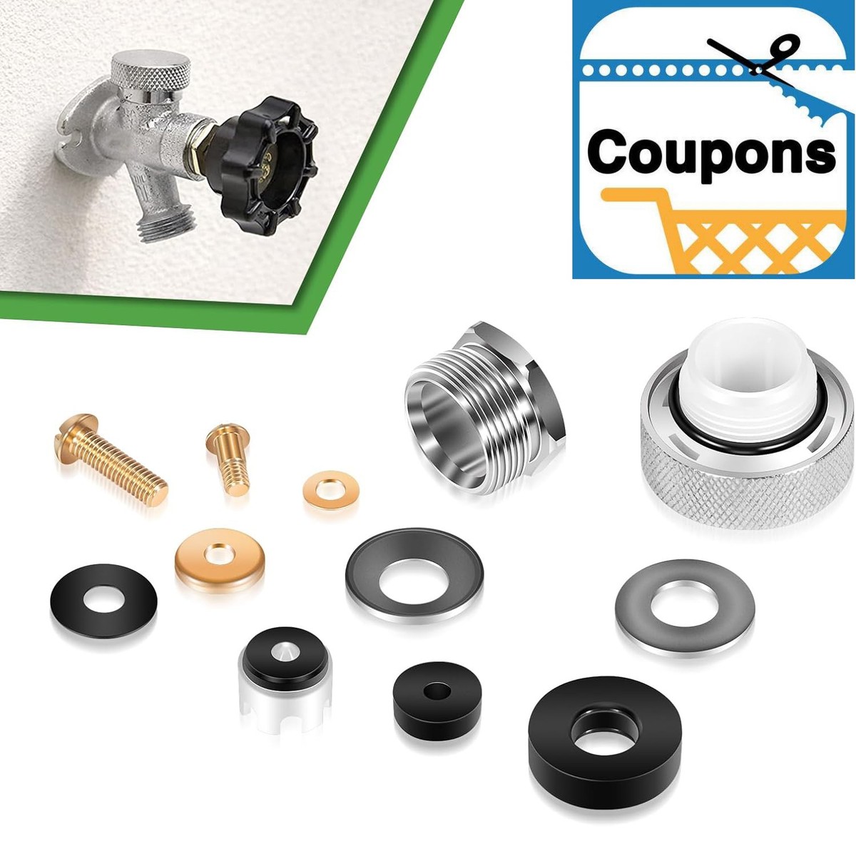 ksk  for Zurn Z1345 Wall Hydrant Faucet Repair Kit Replace HYD-RK-Z1345