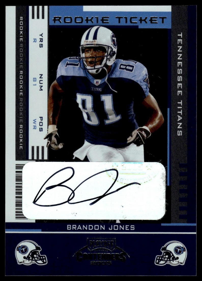 Brandon Jones Playoff Contenders #111 Autograph