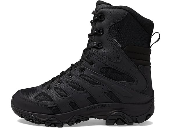 Merrell Men Moab 3 8" Tactical Zip Waterproof Boot Shoes Size - 12 image 2
