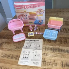Playskool Dollhouse "Precious Twins Nursery" Set (Complete) ORIGINAL BOX