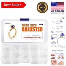 60-Pack Ring Size Adjuster and Ring Guard - 10 Sizes for Men  Women
