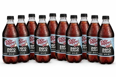Dr Pepper Creamy Coconut Zero Sugar 20oz Bottles 10 Pack Limited Edition