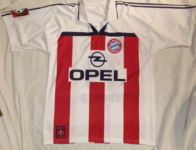 VTG Carsten Jancker F.C BAYERN Jersey RARE German Soccer Team MUNICH Futbol