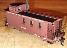Blackstone Models HOn3 B340953 Early 1930s D&RGW 0505 Long Caboose 