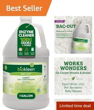 Eco-Friendly Bac-Out Enzyme Cleaner for Carpets Pet and Wine Spills