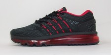 ONEMIX Men's 1155 Cushion Sneakers, Black/Red, 9.5 US